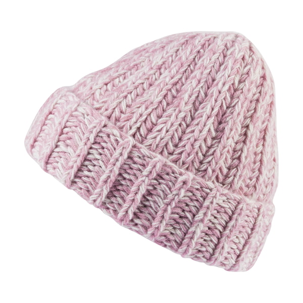 Mouliné Rib Cap - rose multi