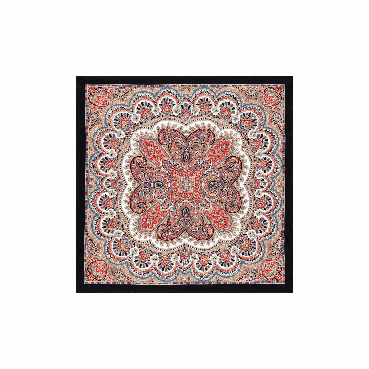 Young Paisley 53 x 53 - navy
