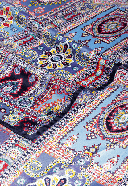 Paisley Arcade 45x180  - multi blue