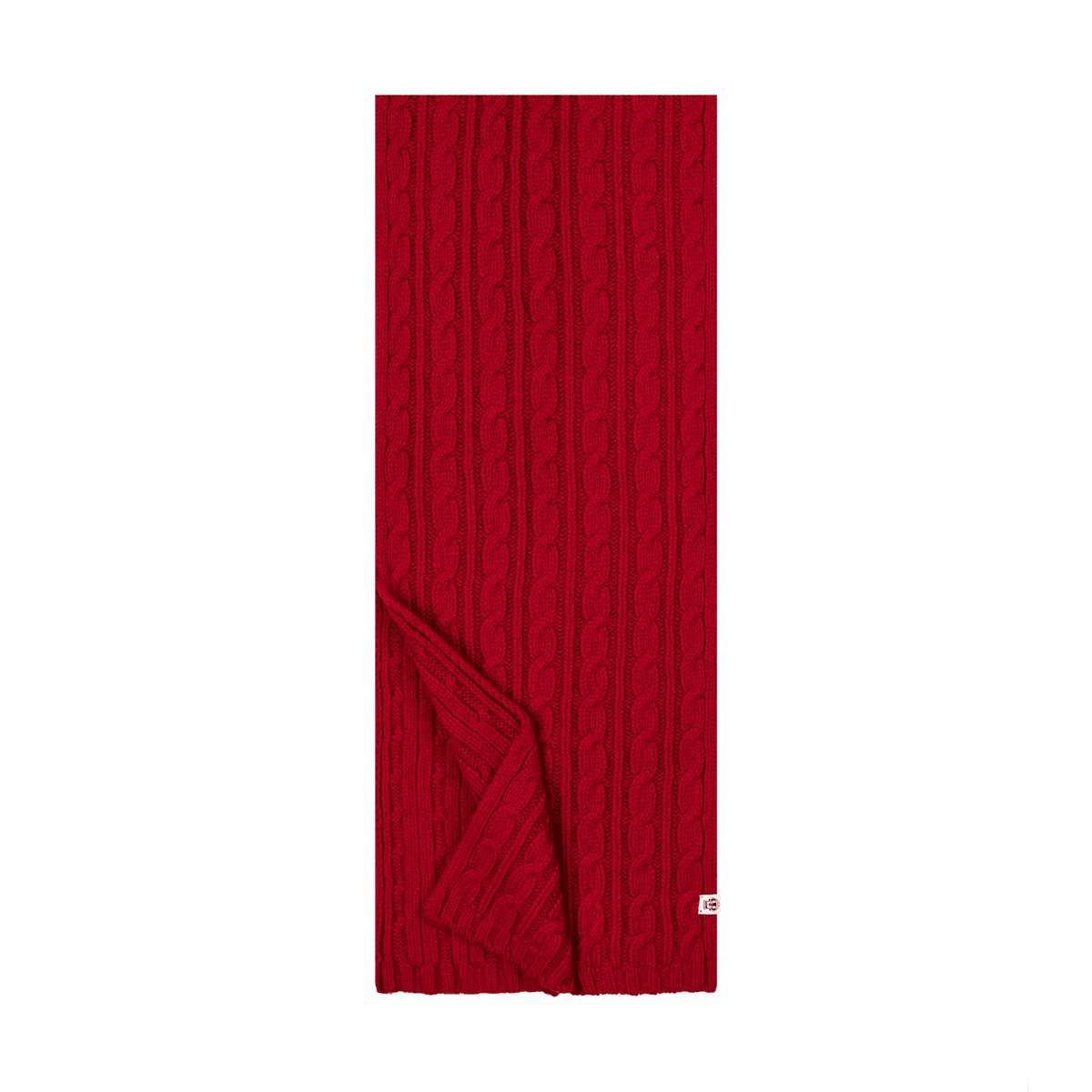 Braided Schal 28x170 - classic red
