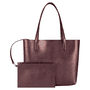 Carol Shopper metallic large  - wine