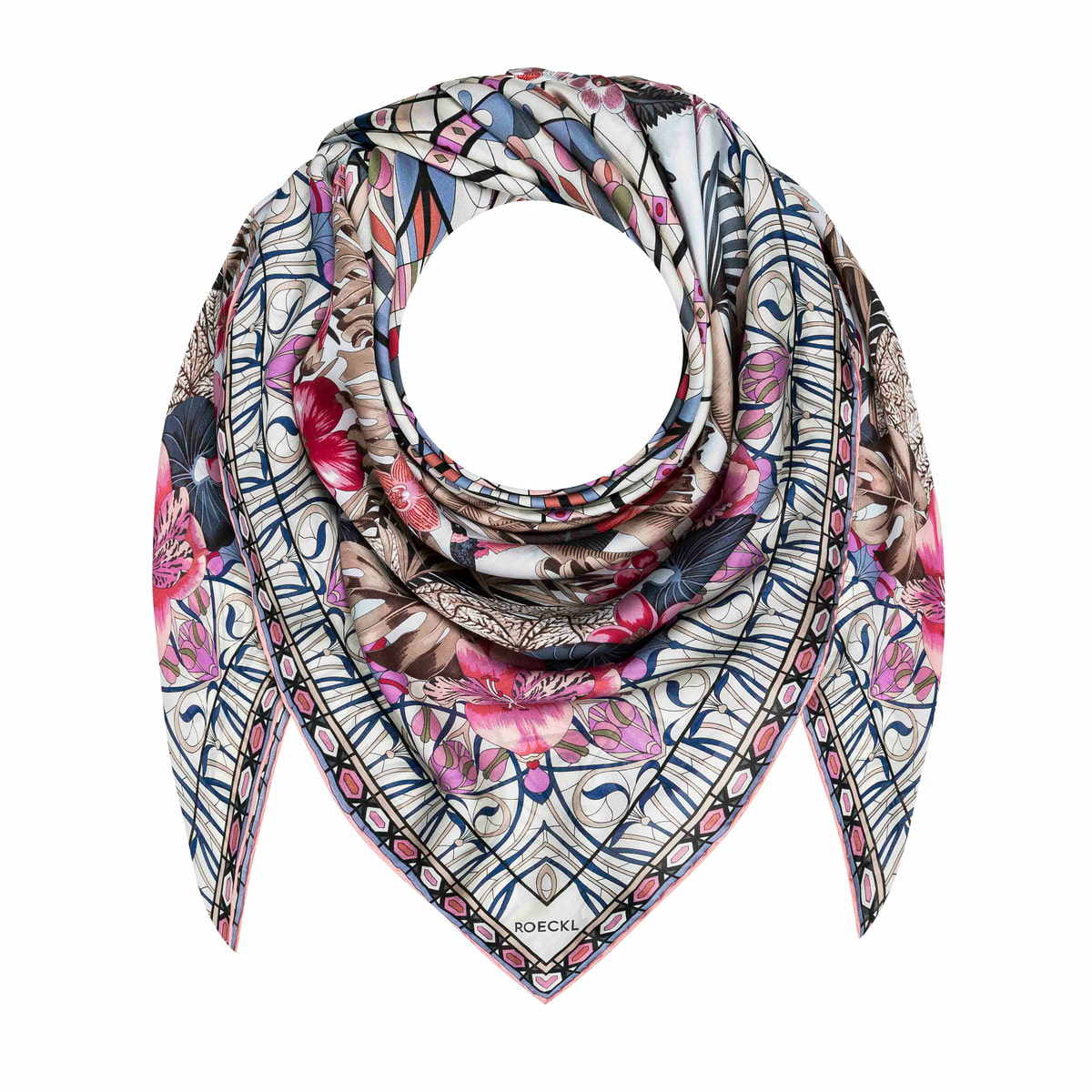 Poetry Dome 140x140 - multi hibiscus