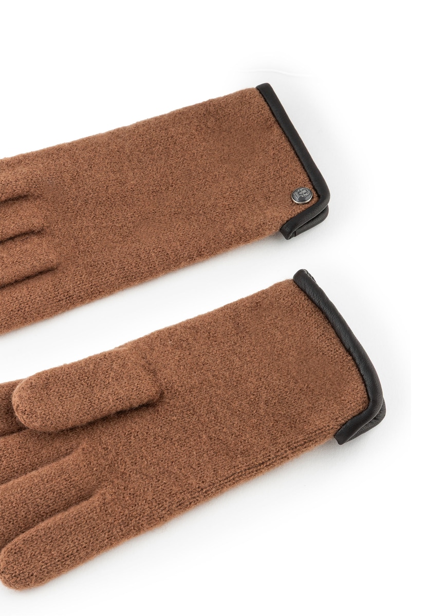 Klassischer Walkhandschuh Women  - walnut