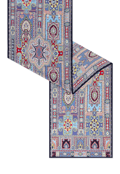 Paisley Arcade 45x180  - multi blue