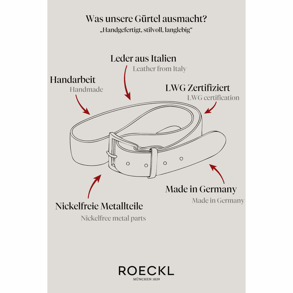 Logo Gürtel 2cm - lavender
