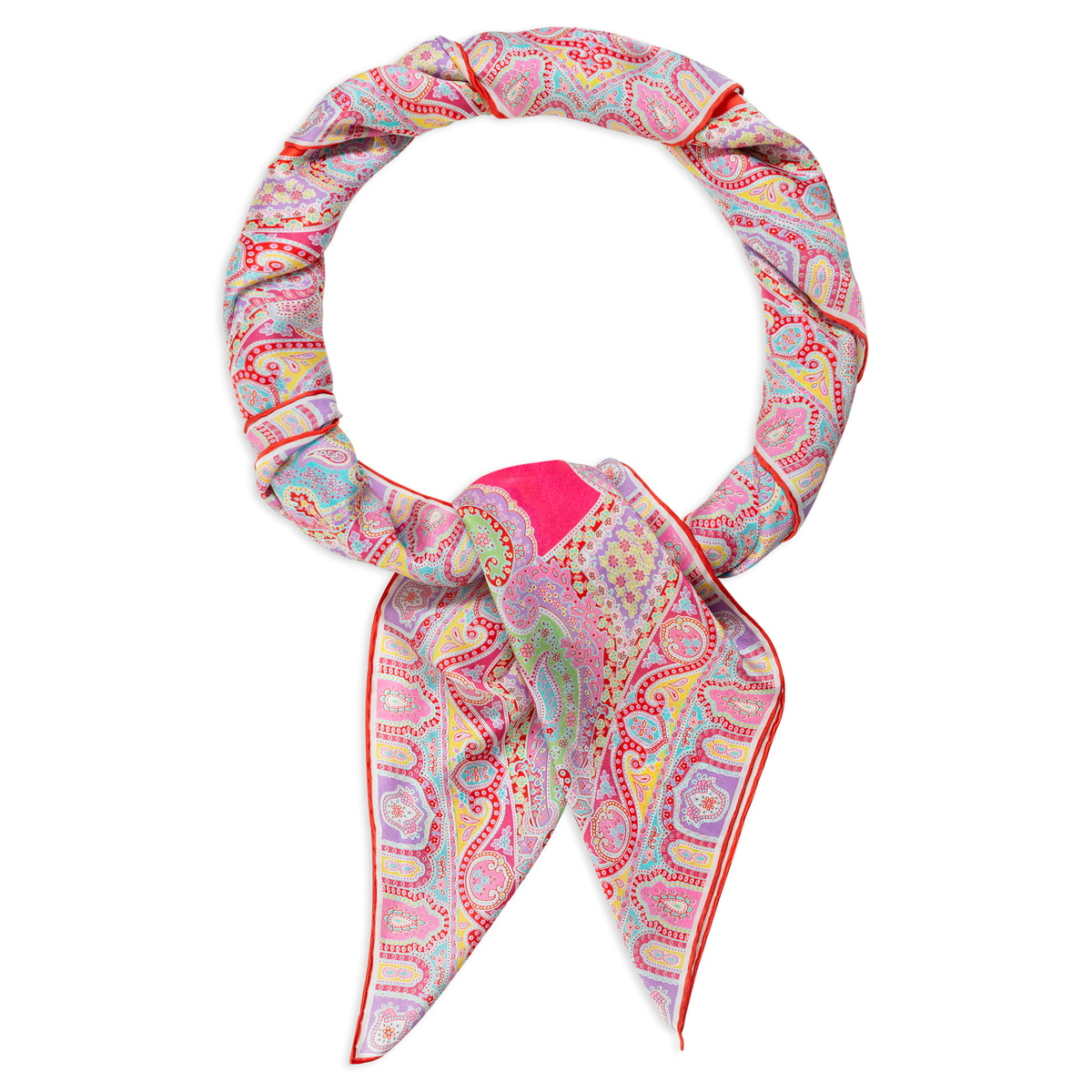 Colorblocking Ornament 140x140 - multi flamingo