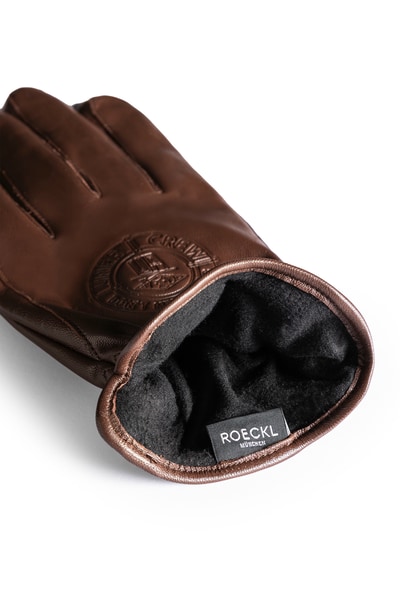 ROECKL x Unfair Athletics Lederhandschuhe - coffee