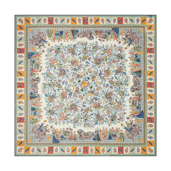 Winter Caravane 140x140 - multi forest
