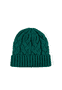 Braided Cashmere Muetze - emerald