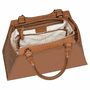 Annabelle Handbag Weaving Handtasche - cognac