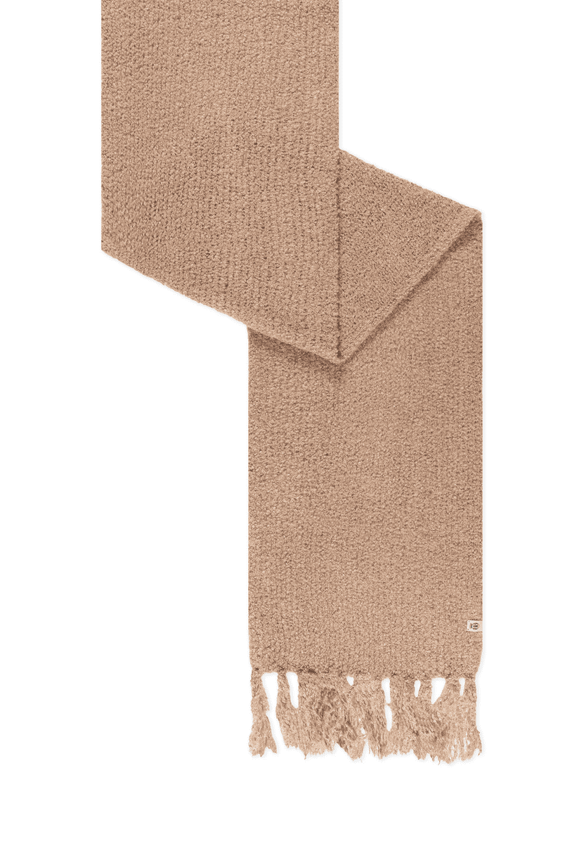 Classic Bouclé Schal 35x180 - camel