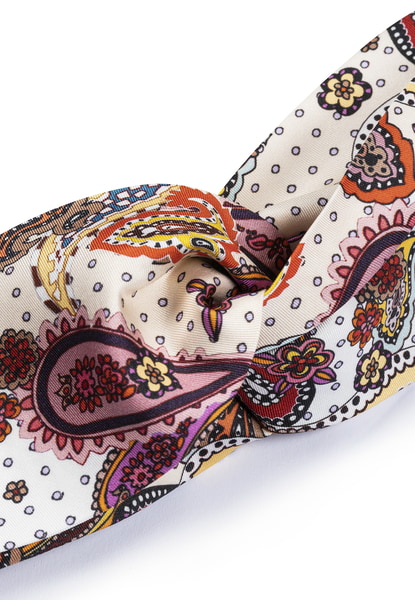 Hairband Paisley - buttercream