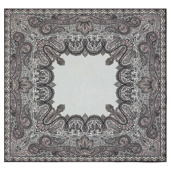 Enchanted Paisley 140x140 - multi natural