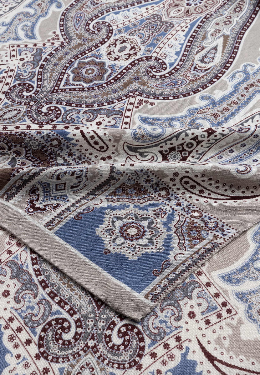 Harfen Paisley 70x170 - natural/dove