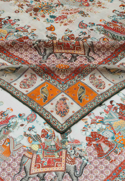 Winter Caravane 140x140  - multi forest