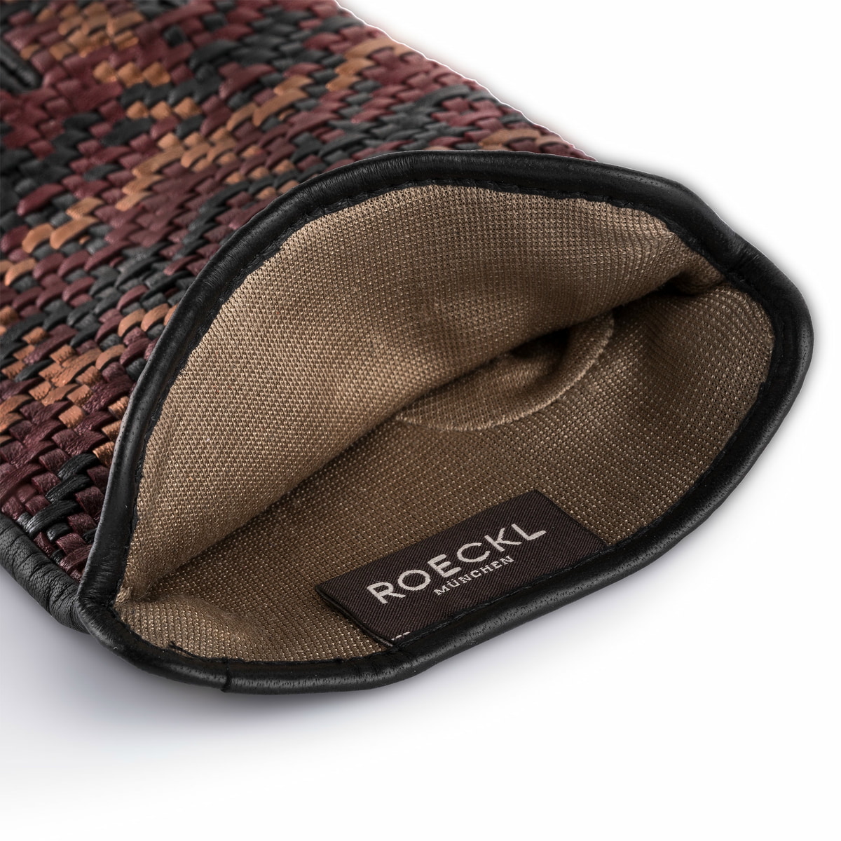 Heringbone Jacquard Weaving - multi wine