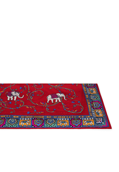 Elephant Garden 53x53 - multi red