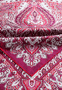 Flourishing Paisley 90x90  - multi magenta