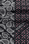 Gentleman´s Poket Square 30x30  - multi black