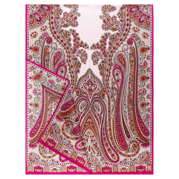 Paisley Reverie 70x180  - rose/beige