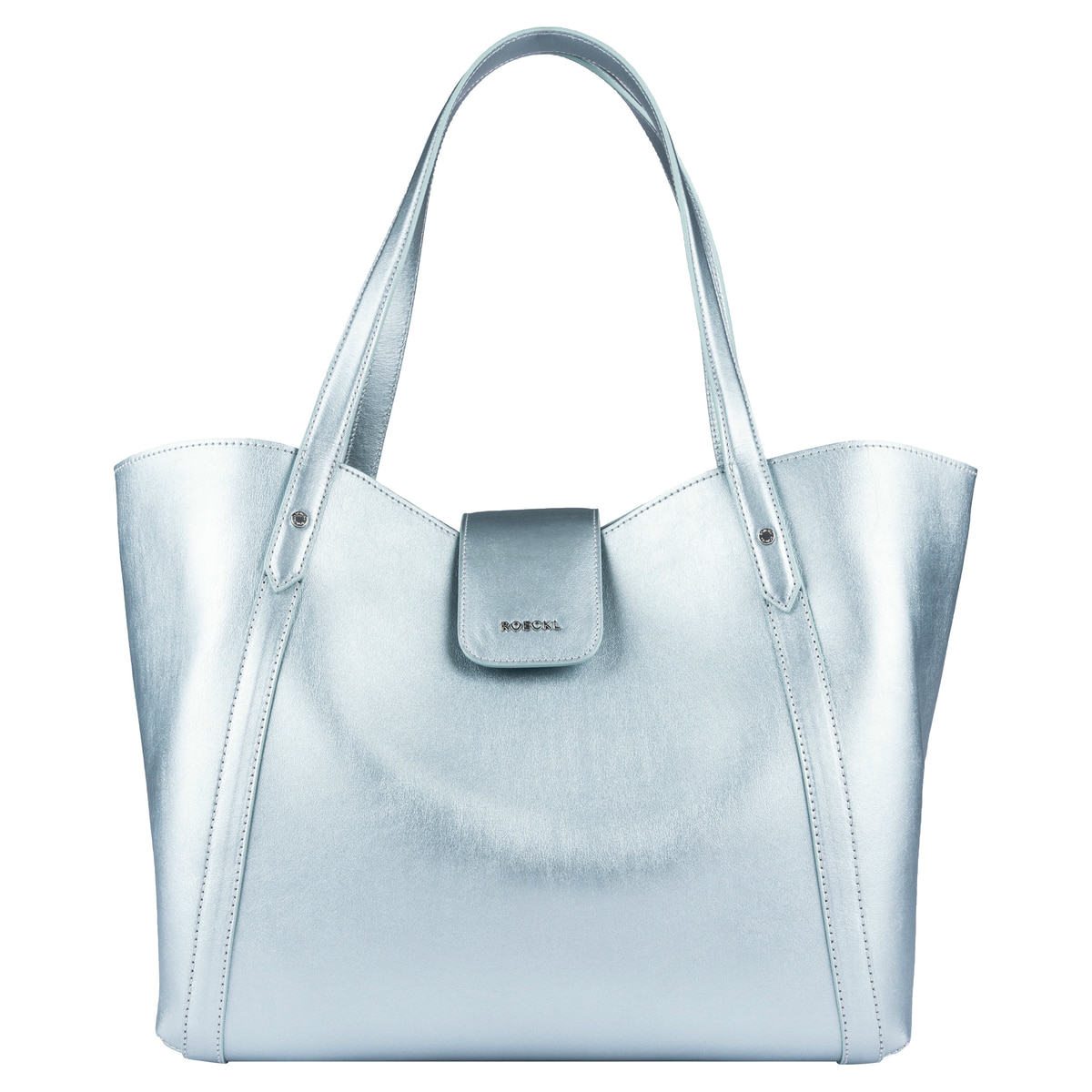 Florence Shopper metallic medium - silver