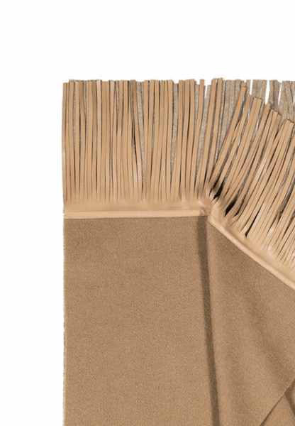 Wool Fringes 35x180 - camel