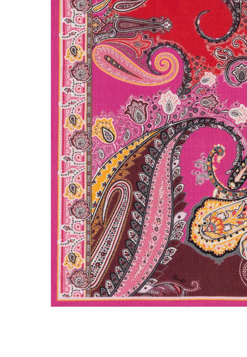 Paisley Confidence 90x90 - multi berry